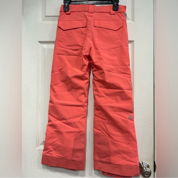 Spyder Girls Size 12 Olympia Snow Pants Coral NWT Ski Snowboard - Picture 3 of 4